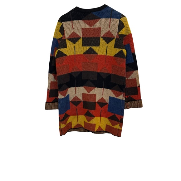 Anthropologie Sparrow Lonestar Navajo Lambswool Cardigan sz S - Picture 4 of 11